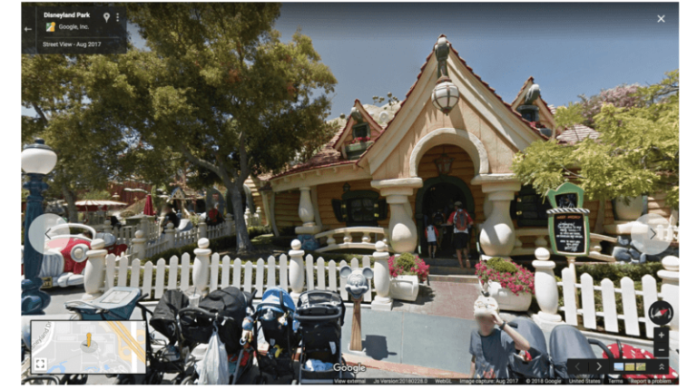 Disney theme parks now on Google Street View