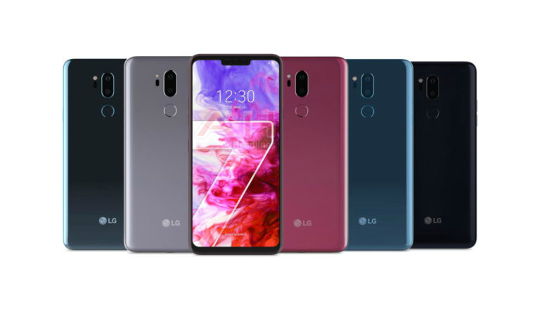 Official LG G7 ThinQ Render, All Available Colors Confirmed