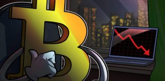 Bitcoin price flash crash raises chance of BTC dip to $54K