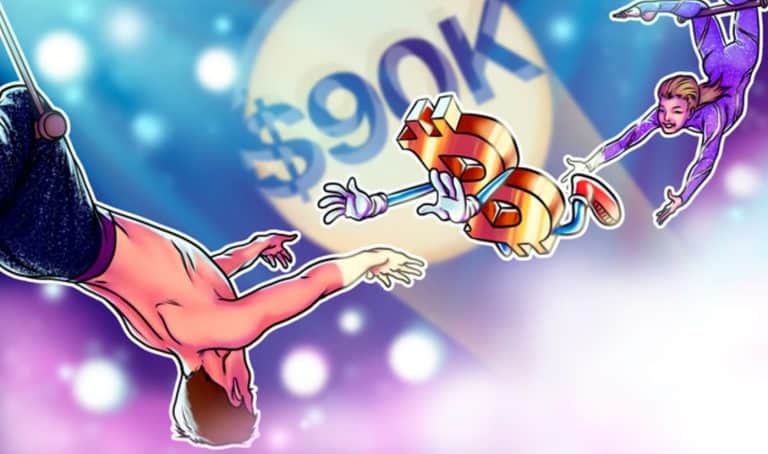 Bitcoin sees new $90K BTC price target as 3% dip sparks liquidations