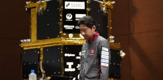 A Japanese lander crashed on the Moon after losing track of its location