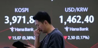 Asian shares are mixed in holiday-thinned trading with Wall Street closed for Thanksgiving