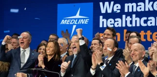 Medline stock pops 40% in first trading session after company raises $6.3 billion in 2025’s biggest IPO